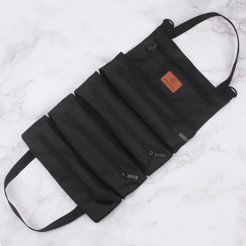 Tools Bag Roll Up Multi-Purpose Hanging Zipper Carrier Tote Bag Storage Woodworking Hammer Wrench Screwdriver Organizer Bag