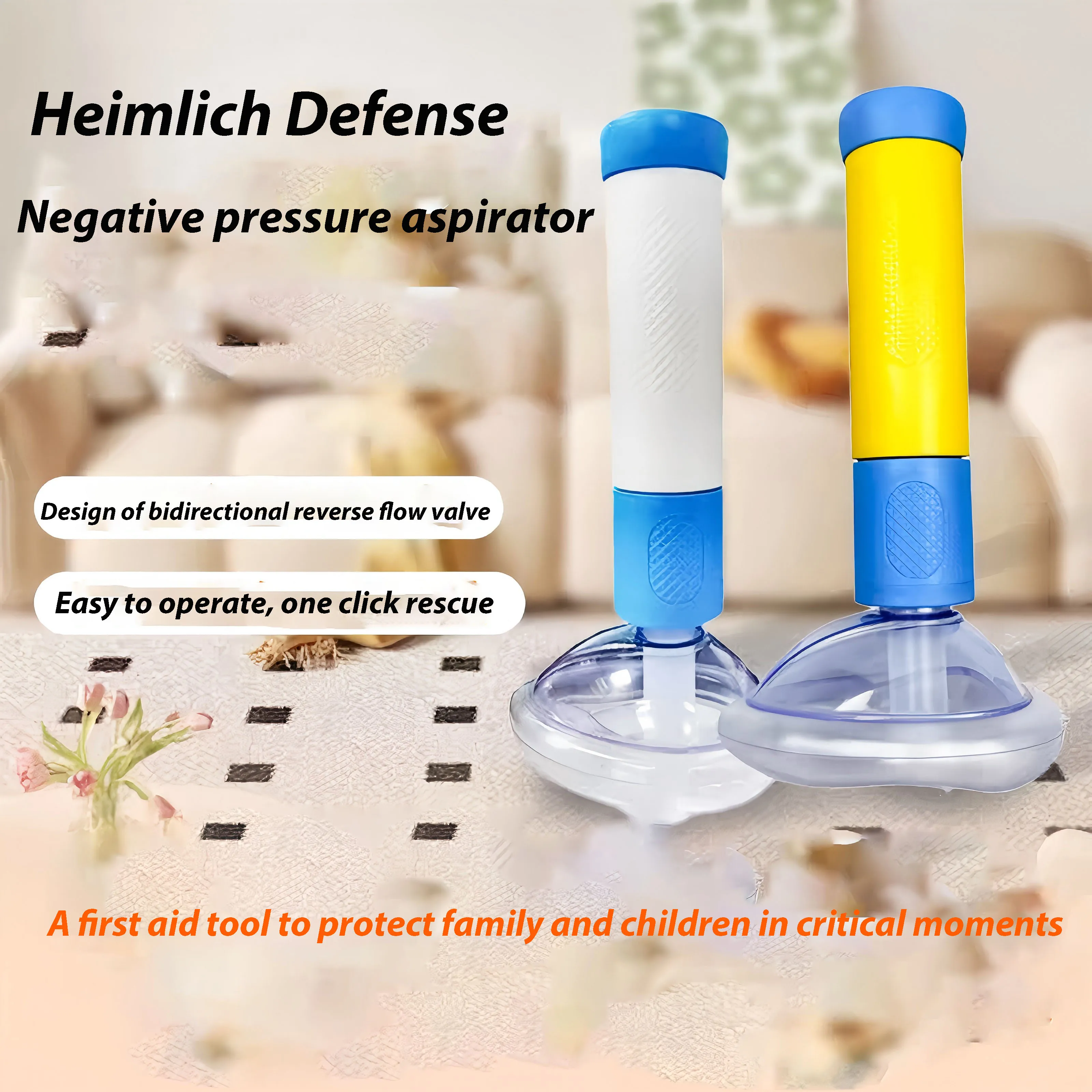 Automatic first aid asphyxiation rescue device portable asphyxiation emergency device for home travel CPR for adults and chil