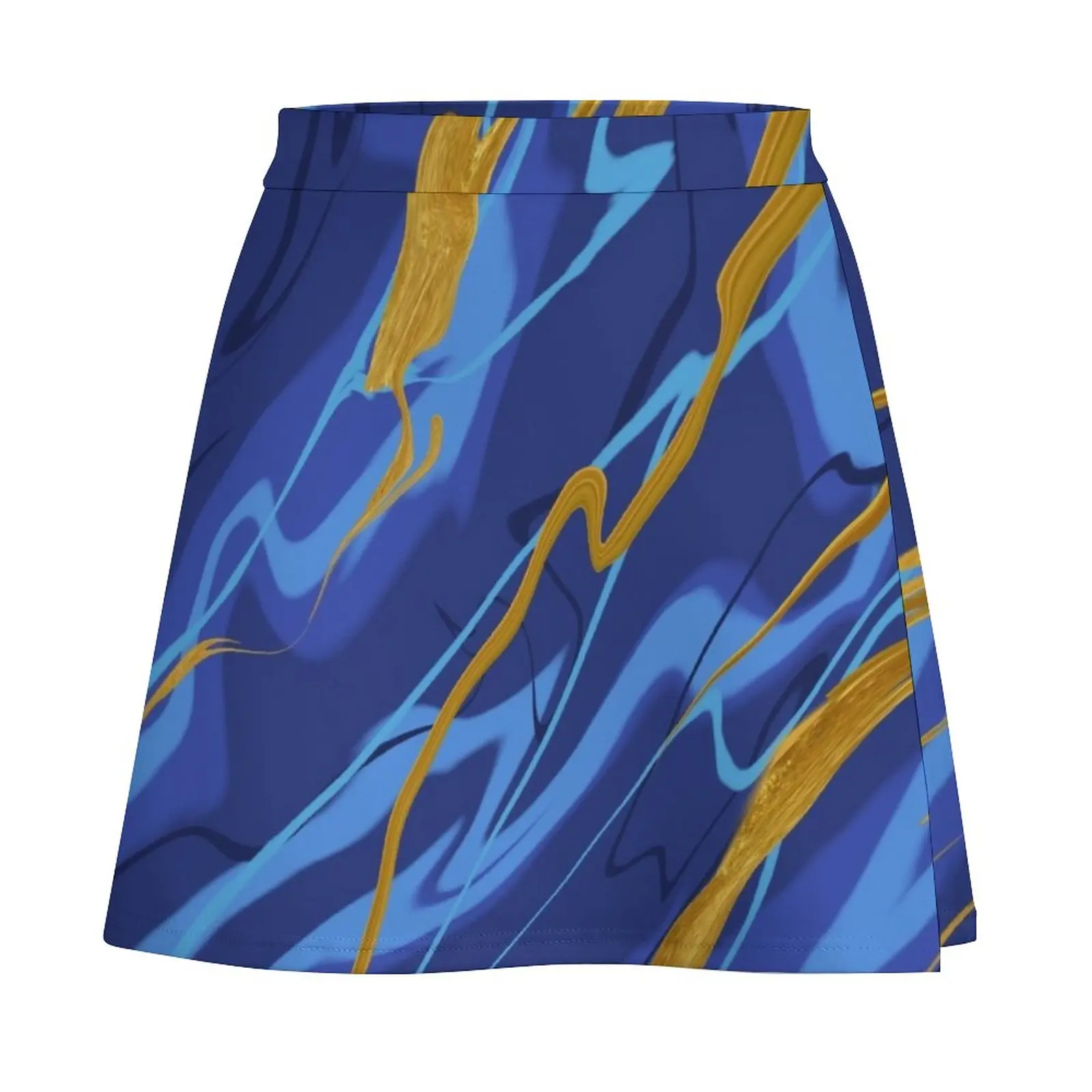 Golden_Water Mini Skirt korean style skirt clothing women summer 2024