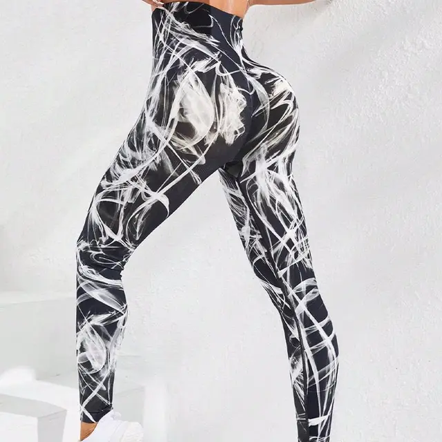 Printed Push Up Sports Leggings 1