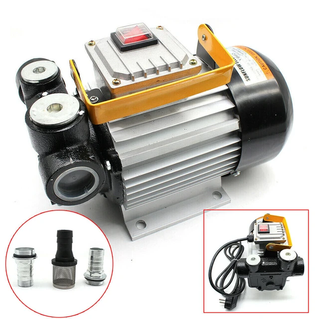 230v Auto-amorçante Dieselpump Diesel De Transfert Pompe À Carburant  Électrique Chauffage Pompe À Huile Pompe À Carburant Pompe D'aspiration D' huile 550w 60l/min - Pompes - AliExpress