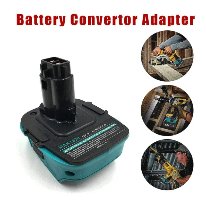 Conversor Adaptador Makita 18v Bateria Li-ion Bl1830 Bl1860 Dewalt Dc9096 Ni-cd Ni-mh Bateria Ferramentas Zwincky-mak1820