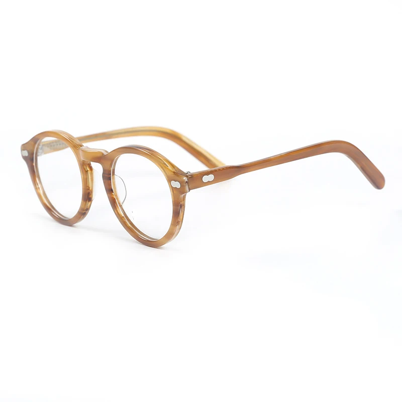Optische Brillengestelle für Herren Johnny Depp Miltzen-Stil Brillen für Damen Vintage Acetat-Rahmen Luxusmarke Computerbrillen – Detail 5