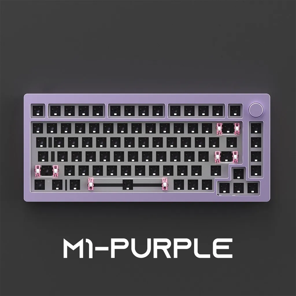 Akko MONSGEEK M1 DIY Kit 75% RGB Hot-swap South-facing Barebone Mechanical Aluminum Keyboard Kit CNC Metal VIA/QMK Gasket-Mount