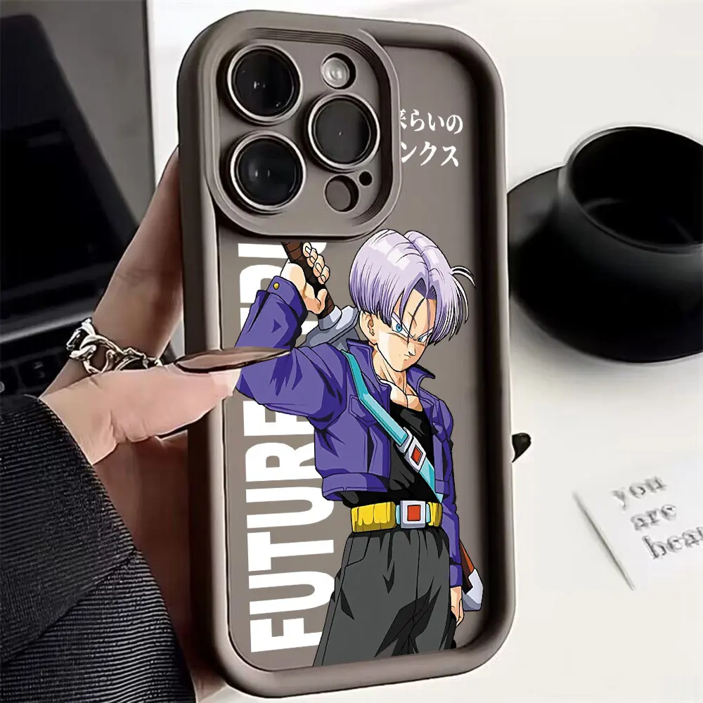 thumbnail image 1 of Funda de teléfono de Anime Gokus Trunks Dragons Ball, carcasa trasera de TPU suave para IPhone 16, 15, 14, 13, 12, 11 Pro Max, Mini, XR, XS, X, 7, 8 Plus, 1 of 5