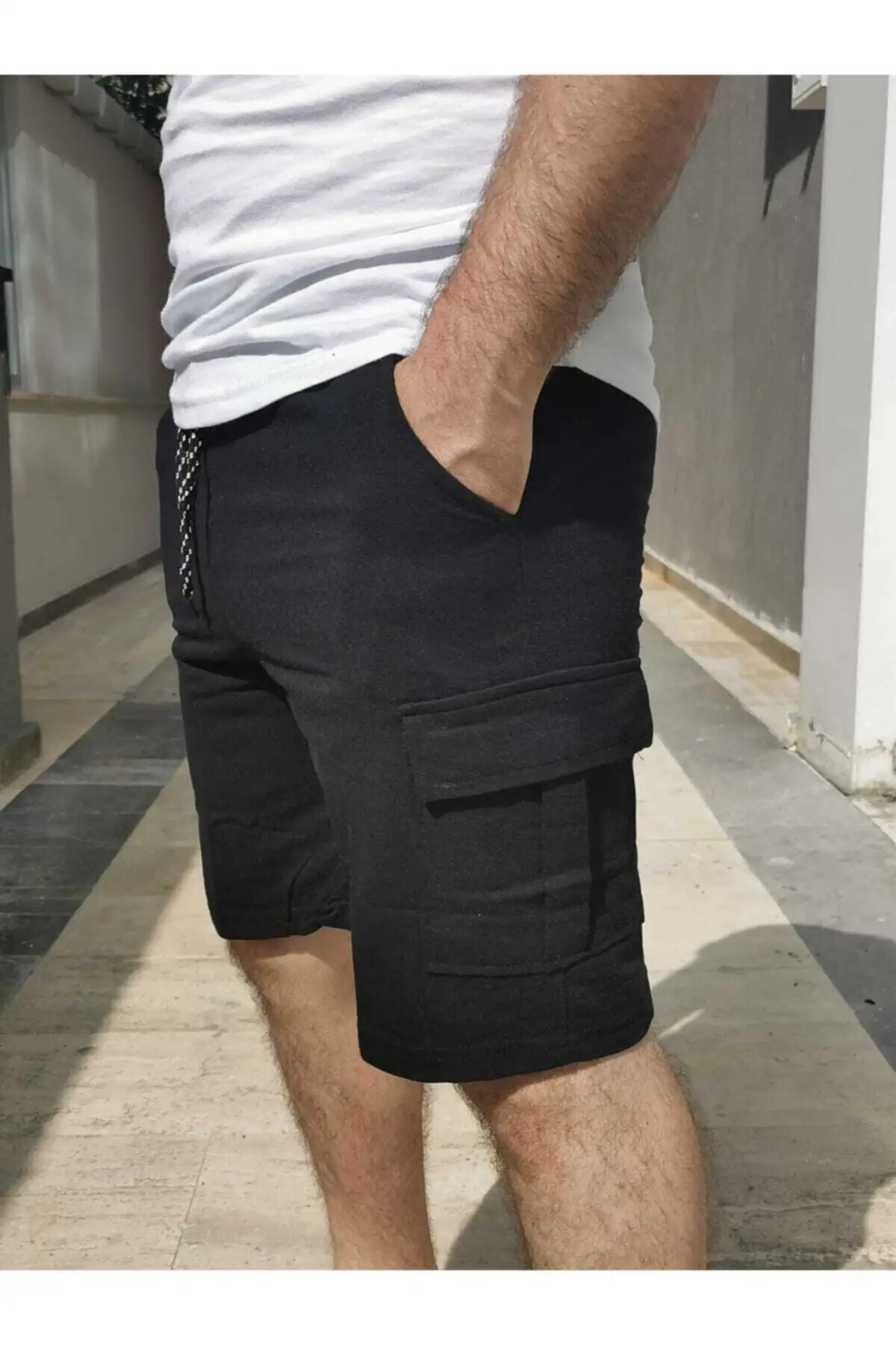 Men's Casual Pocket Shorts Men's Clothing Casual Wear Sports Cargo Shorts Bermuda Basketball Summer Beach Wear Running Fitness