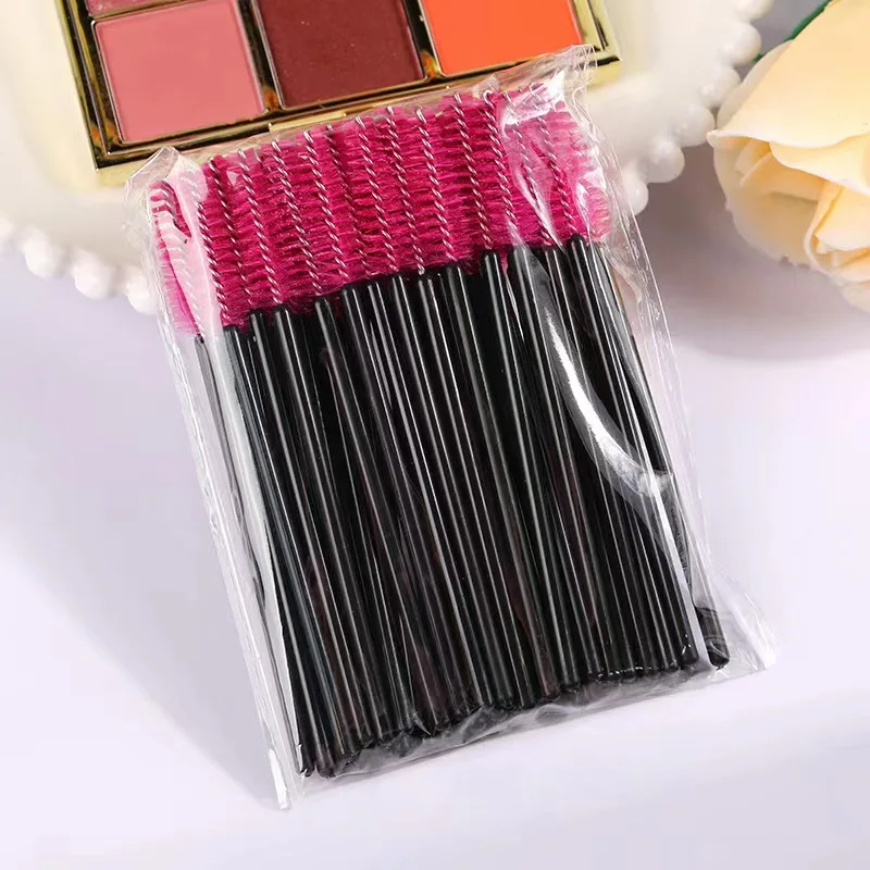 Makeup Brush Set Makeup Brush Eyelashes Brush Eyelash Removal Brush Eyelash Cleaner Brush Eyelash Brush Makeup Tool Set Makeup Tool 5/50Pcs Disposable Eyelash Brushes Eyelashes Extension Tools Eyebrow Brush Mascara Wands Applicator Spoolers Eyelash Extensions