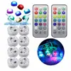 Submersible LED Lights Waterproof RGB Underwater Light For Wedding Tea Light Hot Tub Pond Pool Bathtub Aquarium Party Vase Decor 2
