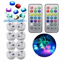 Submersible LED Lights Waterproof RGB Underwater Light For Wedding Tea Light Hot Tub Pond Pool Bathtub Aquarium Party Vase Decor 2