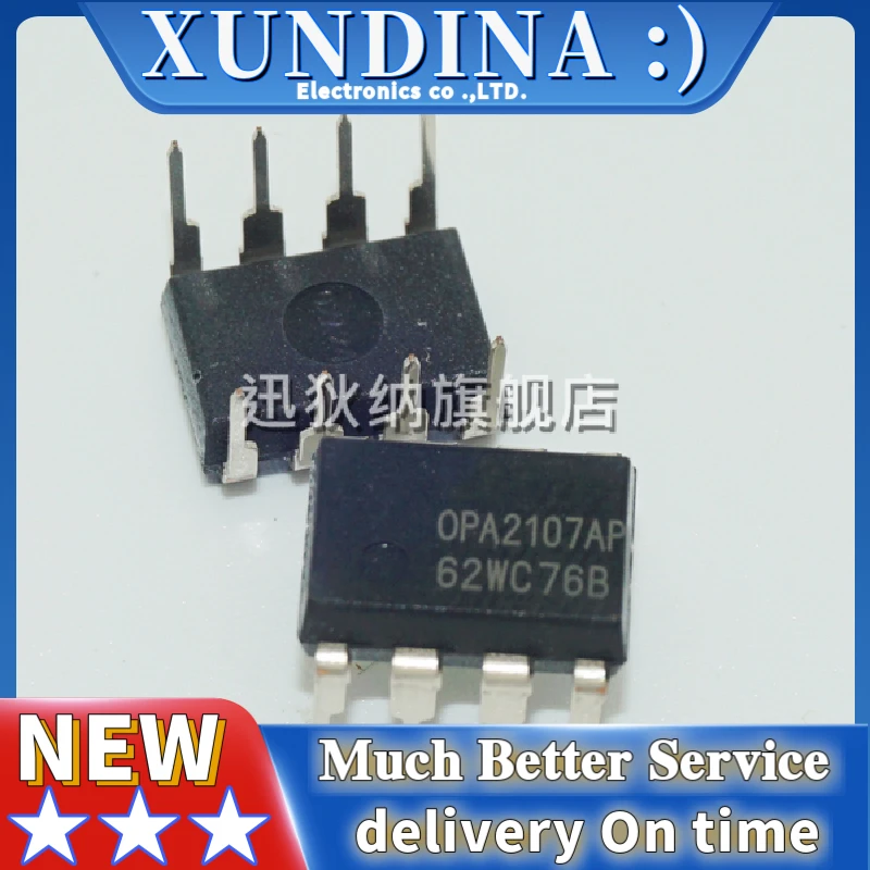 

10PCS/LOT OPA2107AP OPA2107A DIP-8 new and original IC