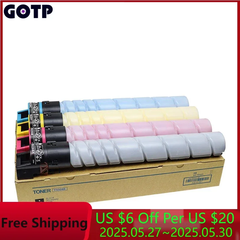 1Set/4PCS TN328 Toner Cartridge New Compatible For Konica Minolta Color Copier Bizhub C250i C300i C360i C7150i