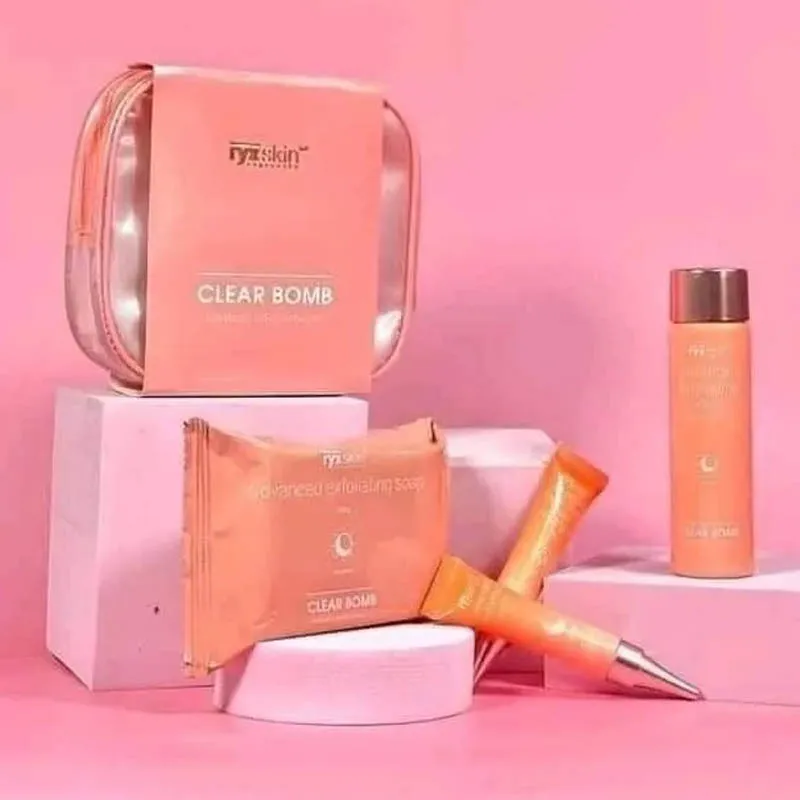 

Original RYXSkincerity Advanced Exfoliating Set Remove Dark Spots Freckles Acne Fine lines Uneven Skin Tone Smoother Softer Skin