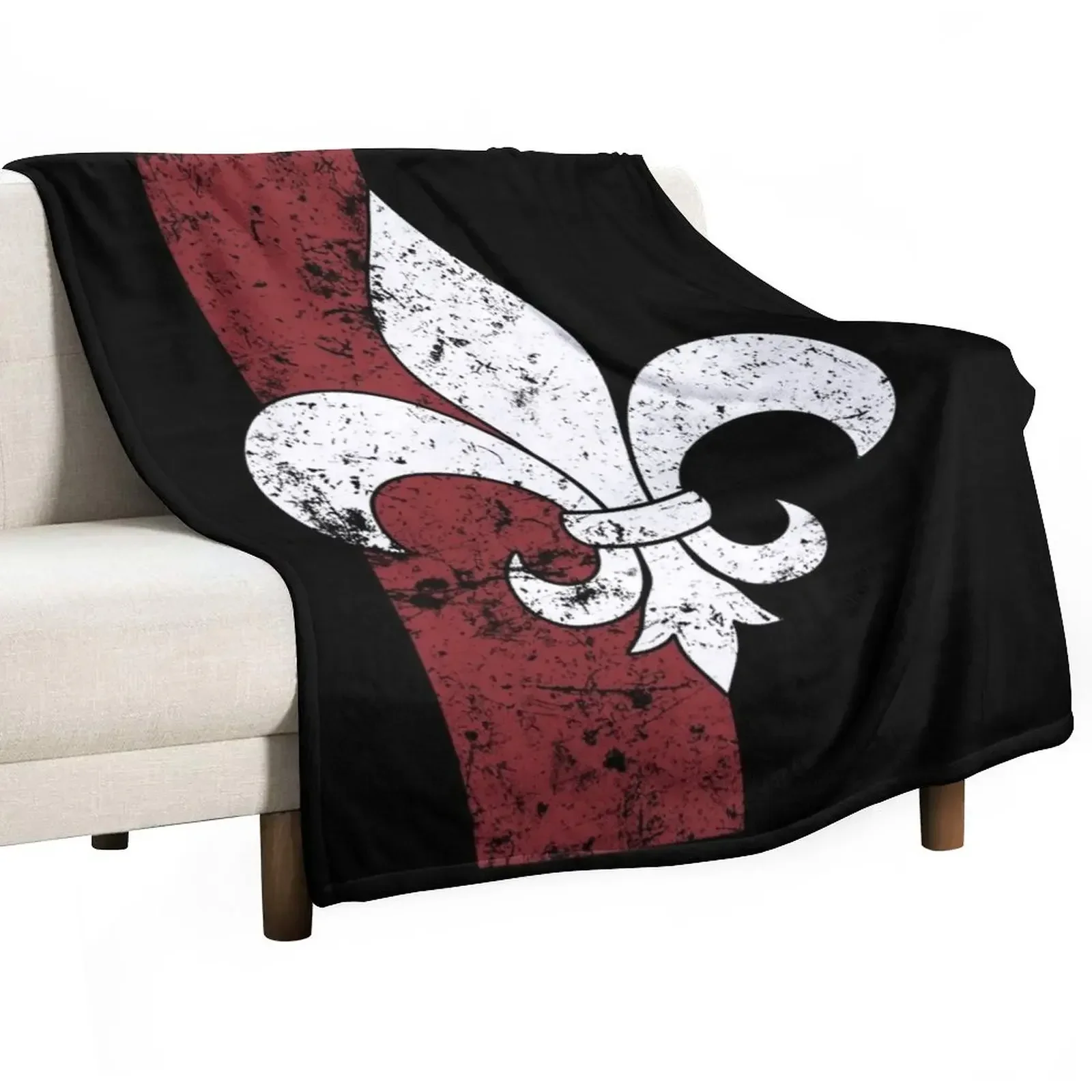 

Fleur De Lis Throw Blanket christmas gifts Baby Bed Fashionable Blankets