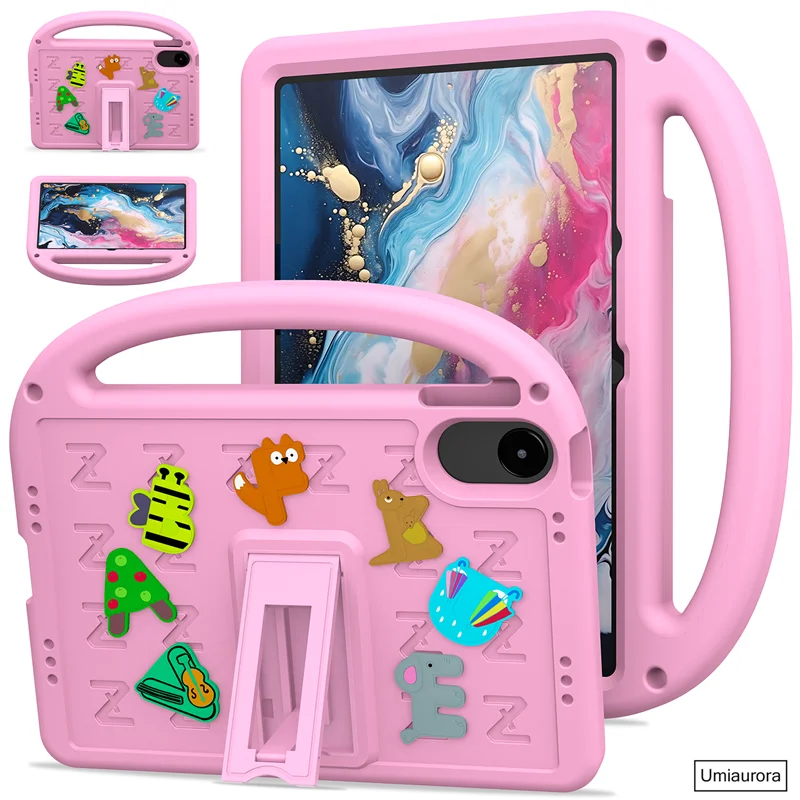 Kids Shockproof EVA Tablet Case with Handle Stand
