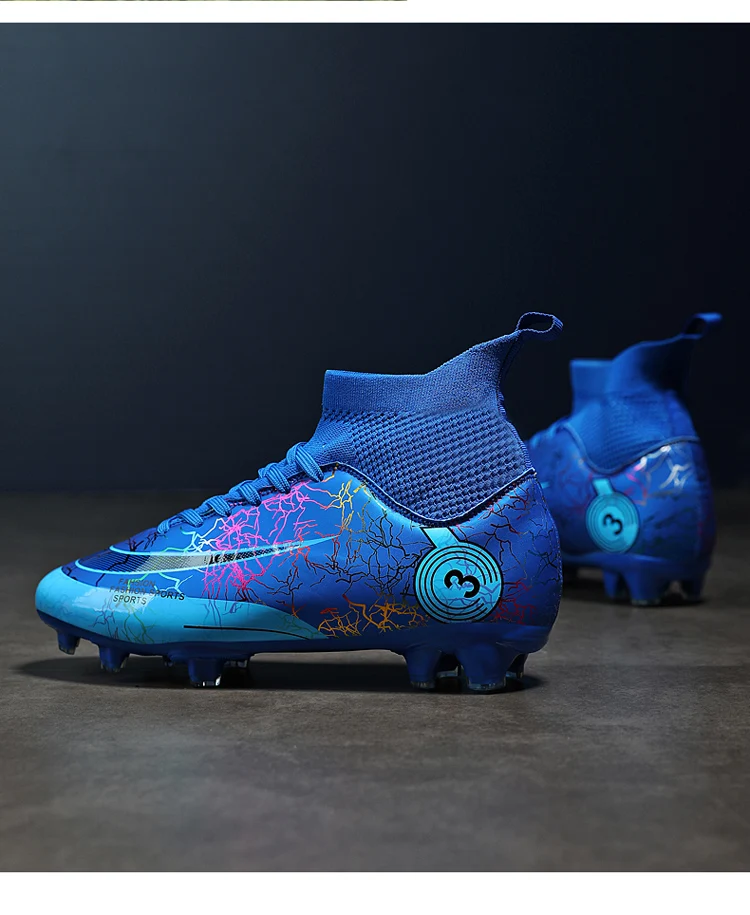 Long Spikes Society Herren Fußball Indoor Rasentraining Fast Field Boots Cleats Mann Turnschuhe Futsal Fußballschuhe_voghion.com