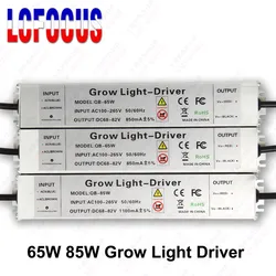 High - Efficiency LED Driver Power Supply with 1.5m Switchable Plug Cable - 1100mA 60 - 82V 85W (EU Plug)