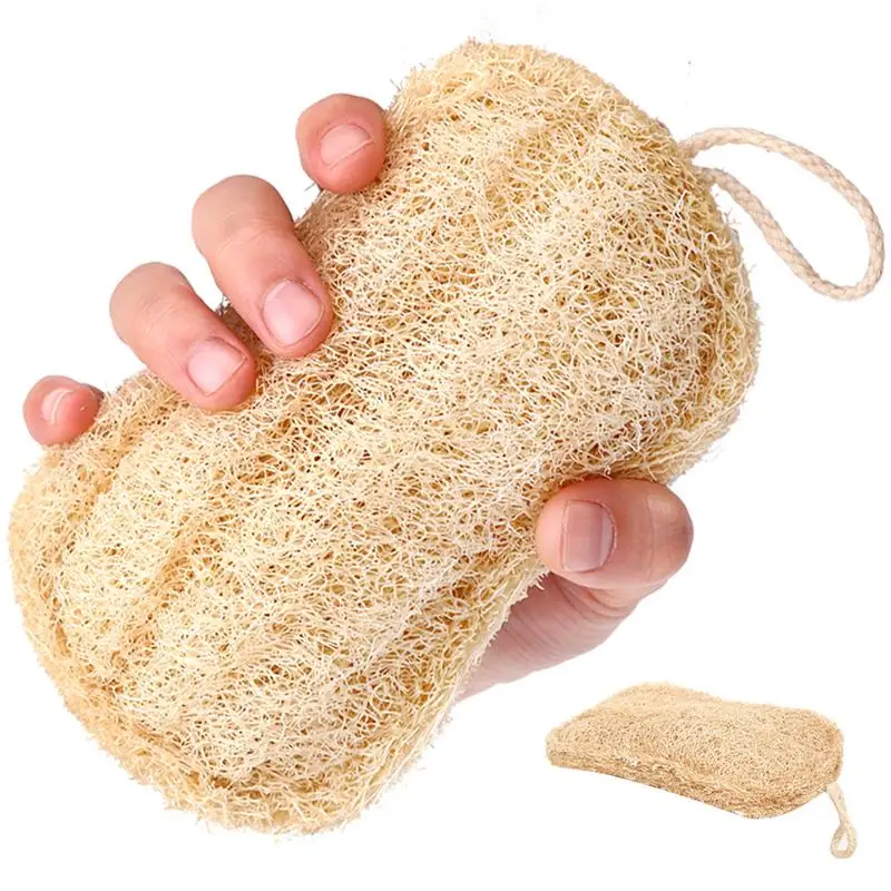 1pcs Natural Luffa Dish Washing Cloth Kitchen Clean Brushes Spa