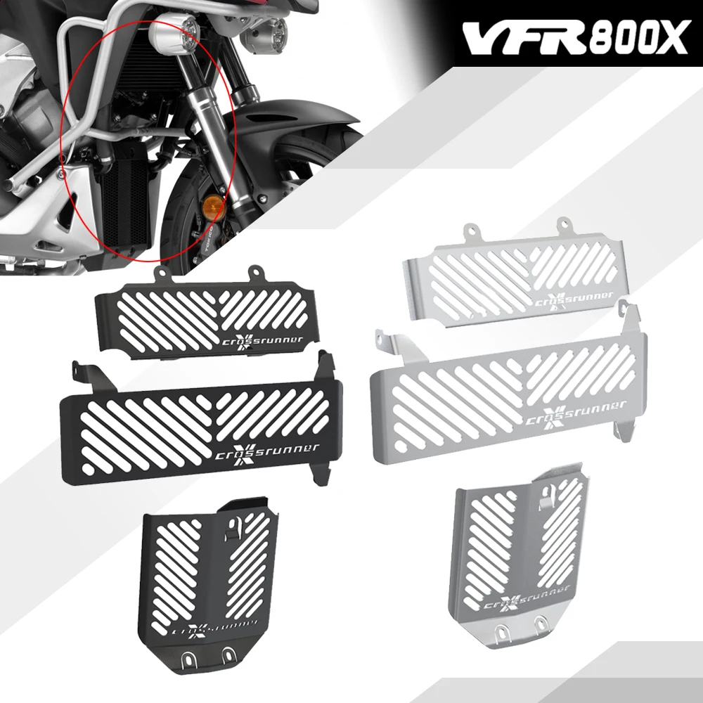 

For HONDA VFR 800X Crossrunner 2015-2024 2023 Motorcycle Accessories Radiator Guard Cover Oil Cooler Covers Protection Protector