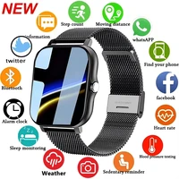 LAXASFIT 2025 New Smart Watch for Men Women Gift Full Touch Screen Sports Fitness Watch Bluetooth Call Digital Smartwatch