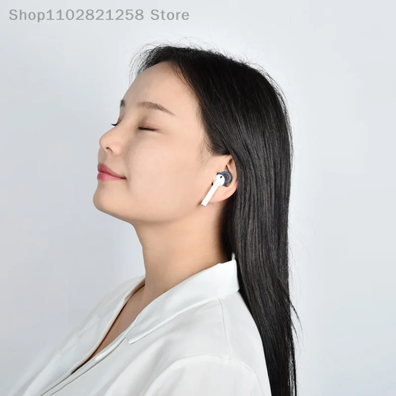 

New Ear Pads For Airpods 1/2 Wireless Headphone Earphones Soft Silicone Covers Earbuds Earphone Case Earpads Anti-slip Ear Hook