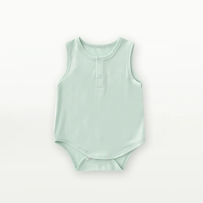 Bamboo Fiber Baby Romper Summer Baby Boy Girl Clothes Sleeveless Newborn Jumpsuit Comfortable Clothing For baby bodysuit cotton romper