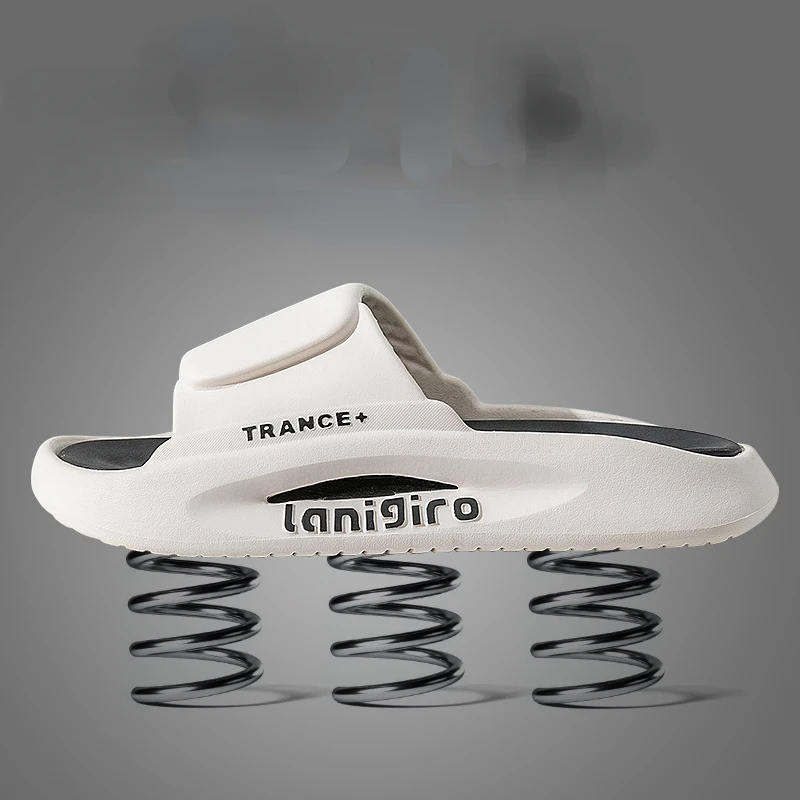 Home Slipper Cloud Men Male Letters Sandal Flip Flops Soft Beach Non Slip Summer House Shoe Platform Female Slides Woman PVC
