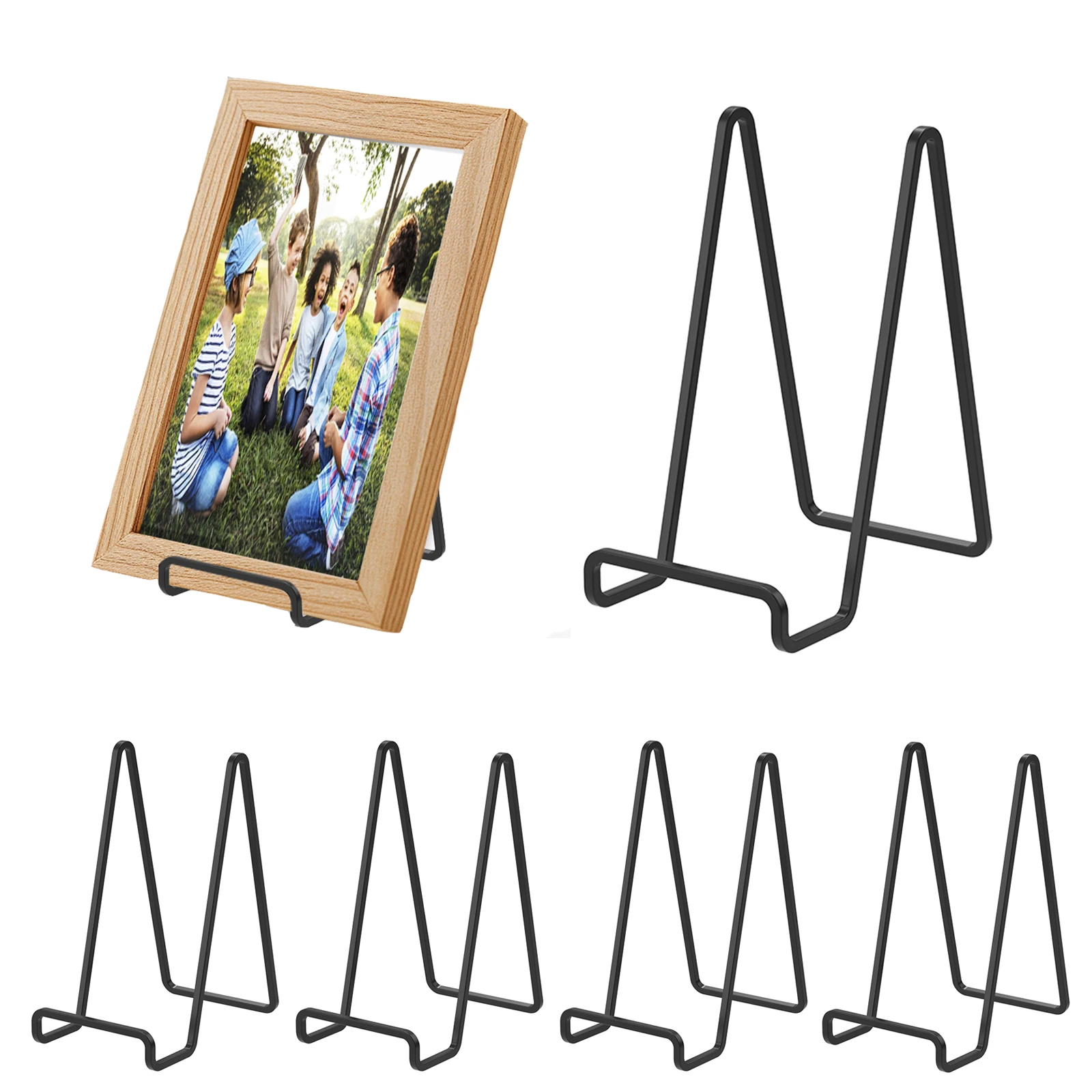 Metal Iron Display Stand Tabletop Picture Frame Holder