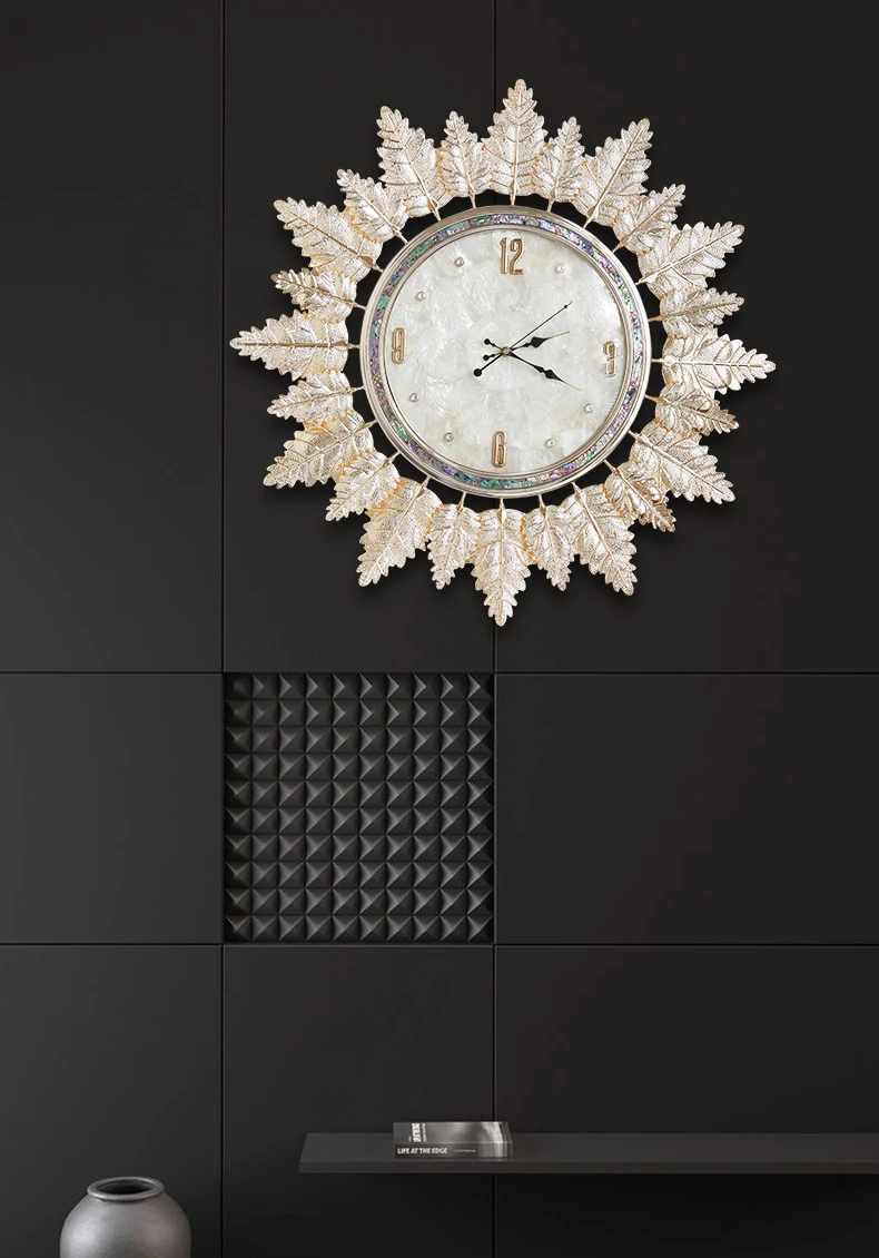 Description Picture 2 of itemNordic Design Wall Clocks Modern Living Room Luxury Round Wall Clock Unique Quiet Pendule Horloge Murale Furniture Decoration