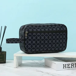 Vintage Style Men's High - Quality PU Leather Clutch and Waist Bag (Black)