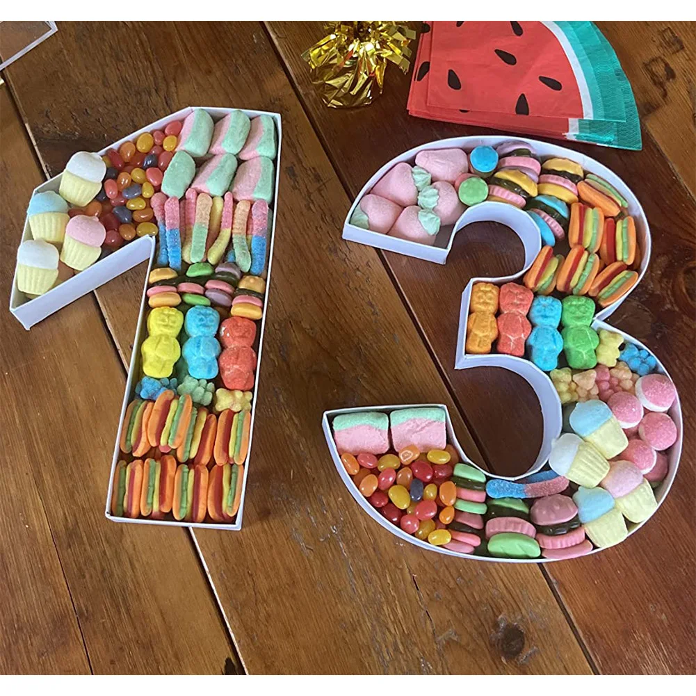 30.5cm Birthday Gift Sweet Treat Cardboard Cupcake Fillable Number