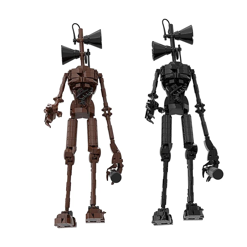 

Механическая сирена Moc, Классический конструктор монстра в сборе, игрушка для мальчиков, подарок