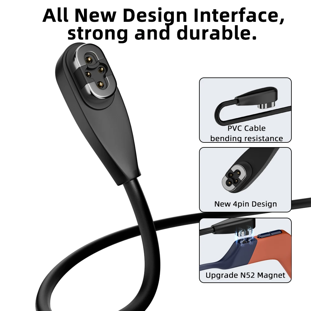 รูปสินค้า อะแดปเตอร์ชาร์จหูฟัง Bone Conduction USB-C