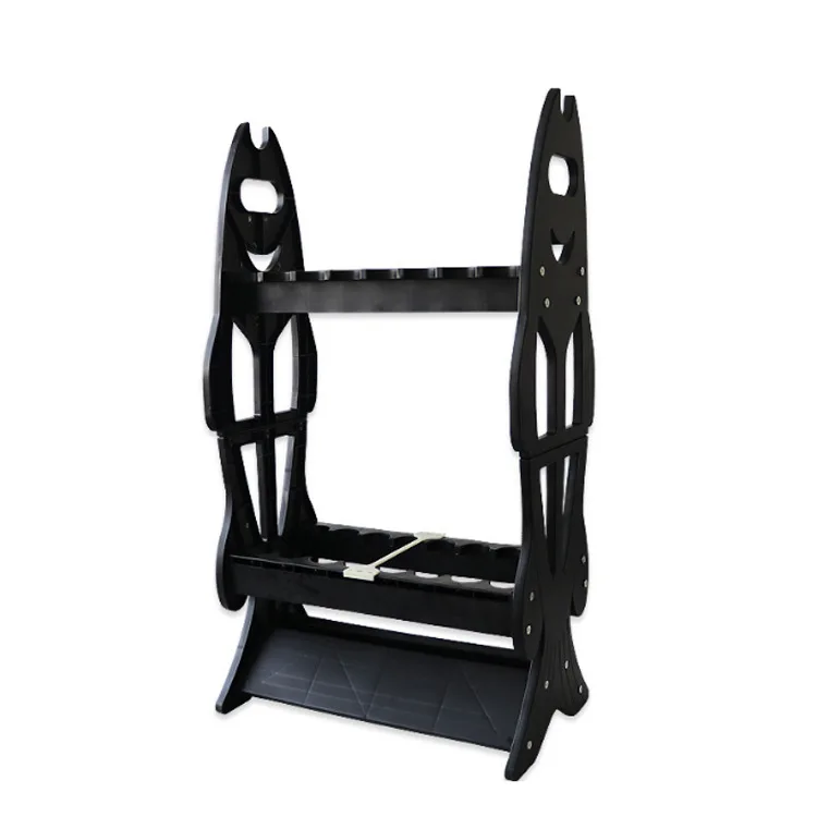 16 Rod Storage Single Or Double Sided ABS plastic Easy Assemble Rod Holder Stand Display Fishing Rack