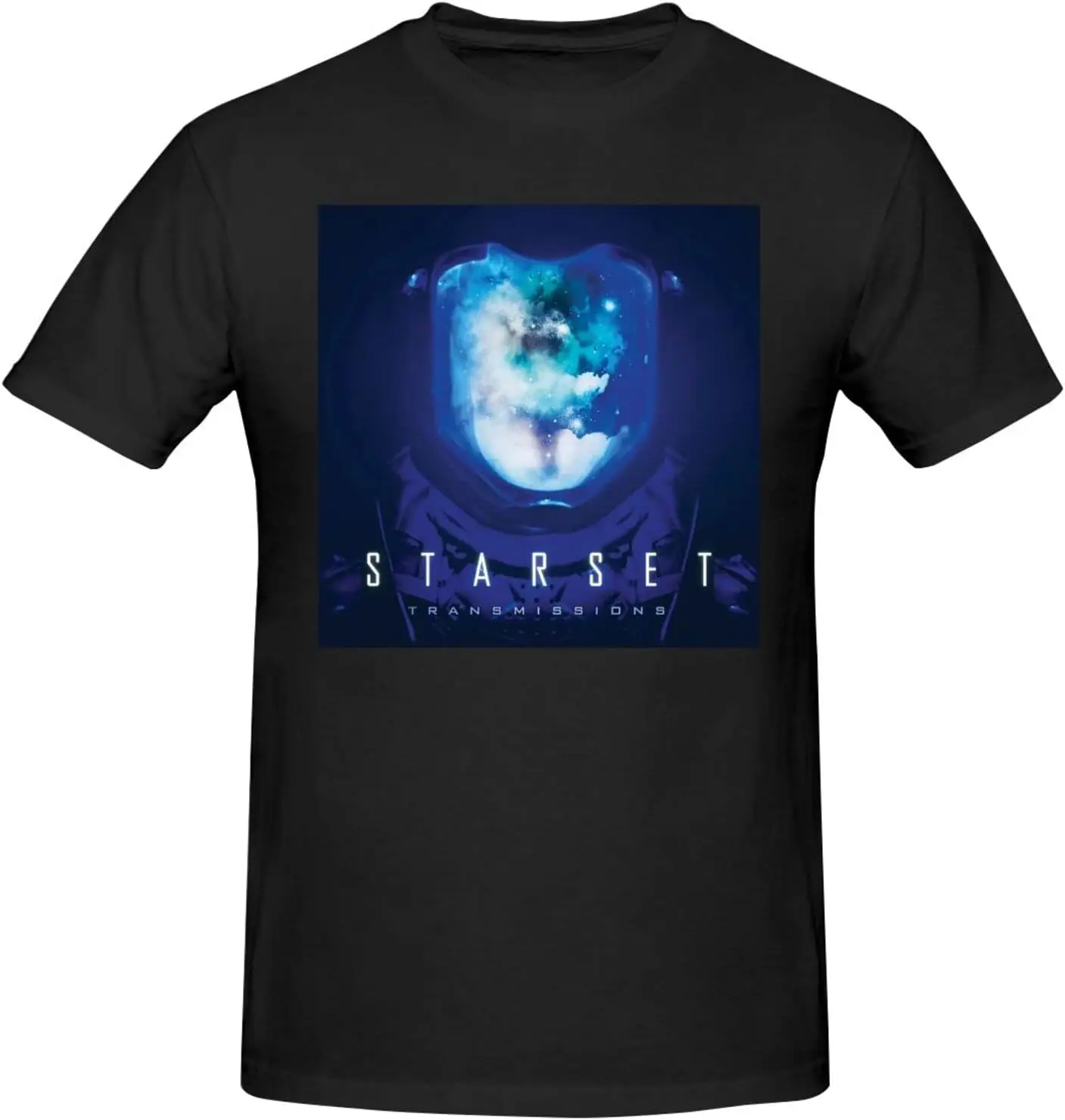 

Классическая футболка starsets с коротким рукавом, базовый Повседневный Топ с круглым вырезом, черная рубашка, передача данных