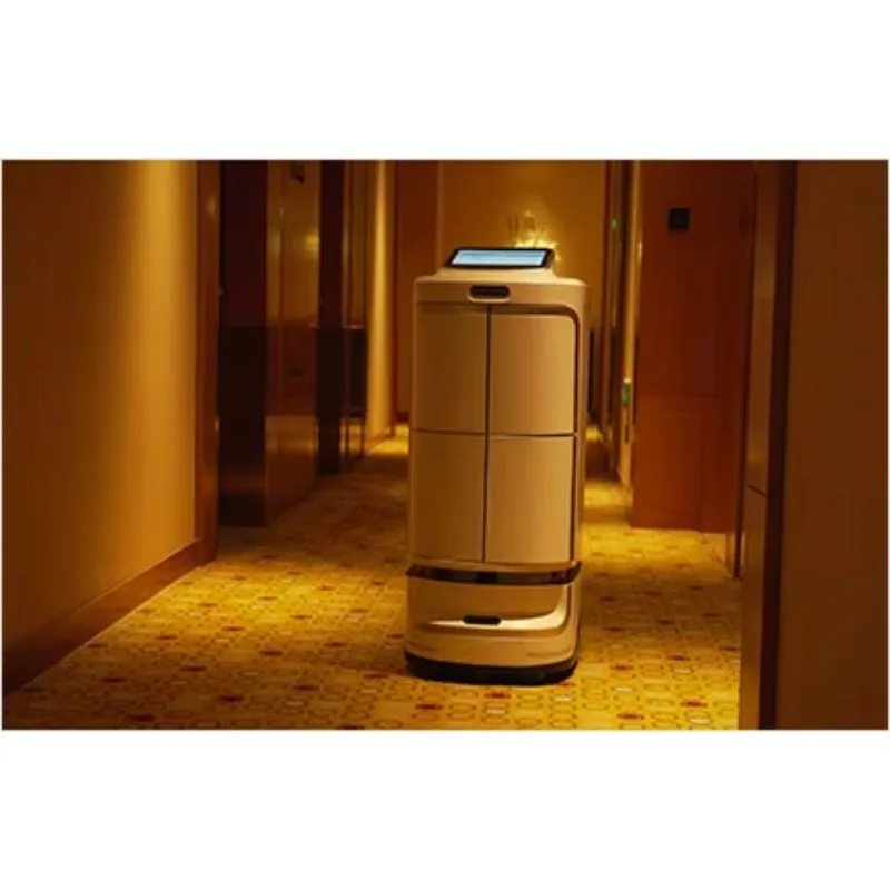 Robot di Consegna Personalizzato Renhuan Scud: Consegna di Cibo, Servizi per Camere e Pacchi per Hotel - immagine 6