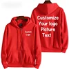 Custom Your Logo Zipper Hoodies Women Men Fashion Long Sleeve Hooded Sweatshirt Hot Sale Casual Autumn Winter Sportwear Clothes 4