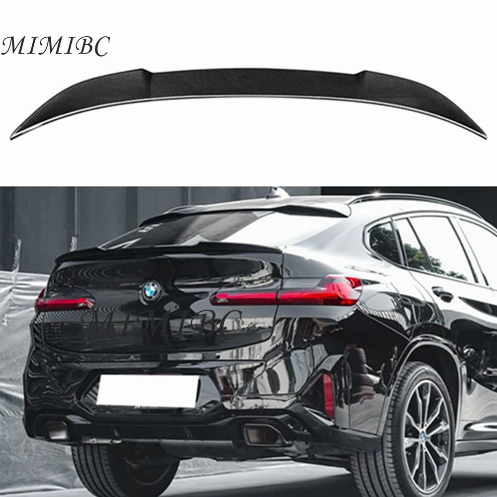 

FOR BMW X4 G02 Real Carbon Fiber Forged Carbon CS Style 2018-2023 Car Trunk Spoiler Car Styling Sports Body Kit