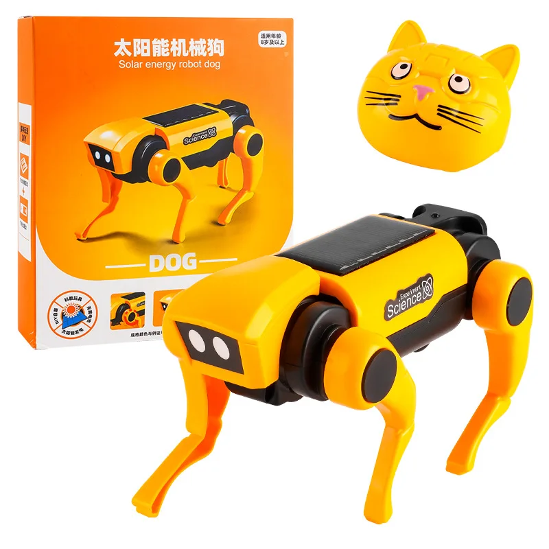New Science and Education Solar Energy Machine Dog Steam Manual DIY Assembly Puzzle Experiment Robot Male and Female Toys 4