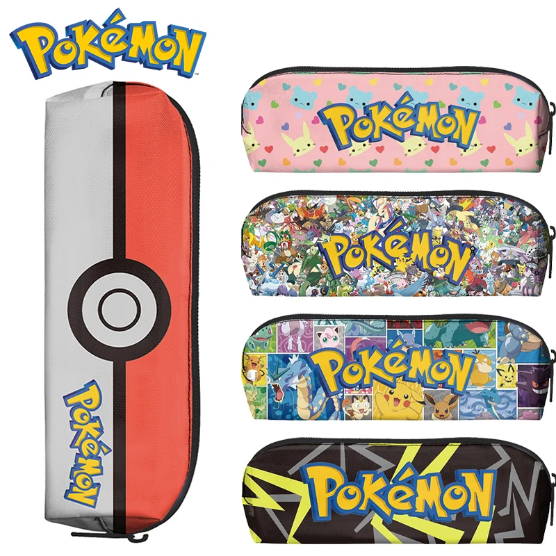 Astuccio Per Matite Per Studenti Pokemon Pikachu Cartoon Printed Pattern Custodia Per Cancelleria Pokemon Borsa Per Cancelleria Con Cerniera Organizer