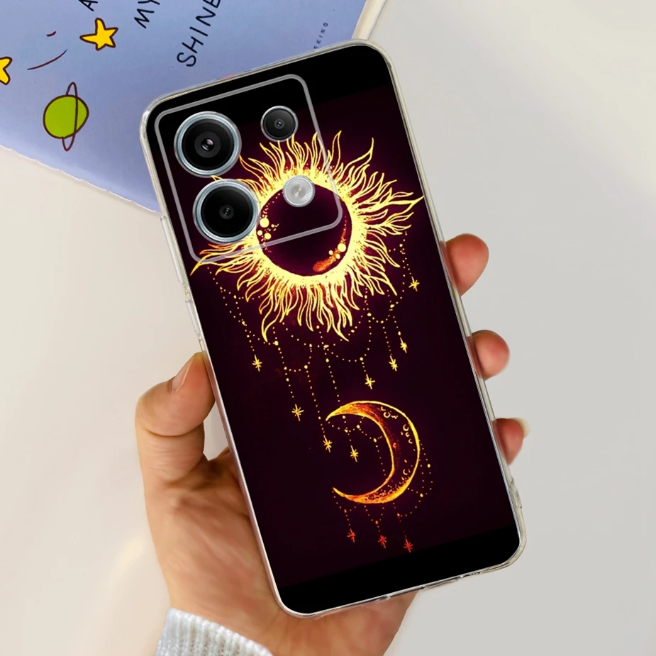 New Fashion Painted Clear Silicone Soft TPU Phone Case for Xiaomi Poco X6 Pro 5G