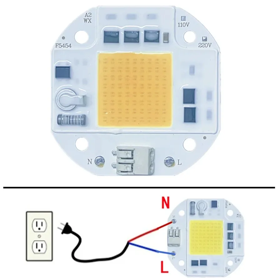 LED Chip LED Lamp Beads 110V 220V 50W 70W 100W COB Chip No Need Driver for Flood Light Spotlight Lampada DIY Lighting