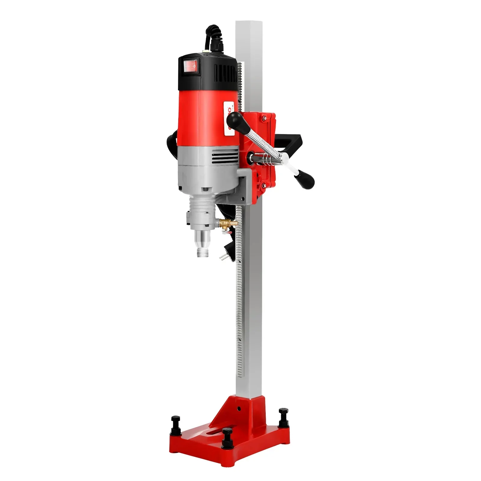Kernbohrmaschine 2300 W Kernbohrmaschine 740 U/min Diamantkern 0–165 mm Bohrdurchmesser mit Stander und M22-Hauptwelle – Detail 2