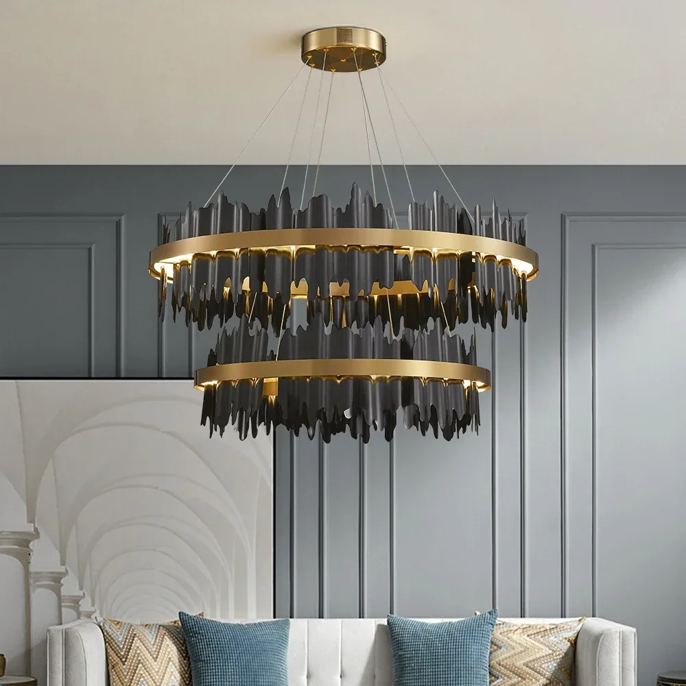 LED Dimmable Chandeliers for Living Room Restaurant Hanging Lamps Lobby Hotel Decor Light Fixtures led chandelier ceiling chandelier art lighting fixtures