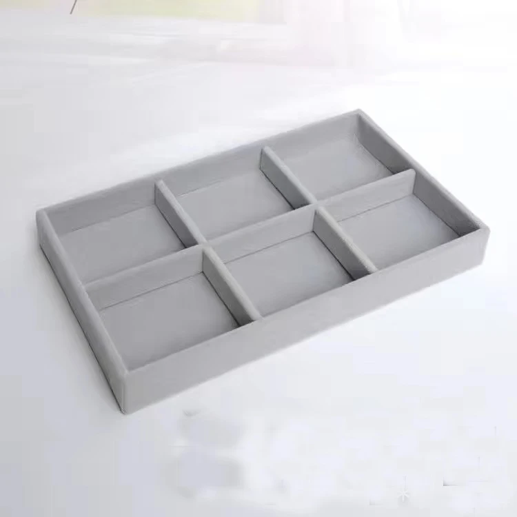 ベルベットジュエリーオーガナイザー収納トレイ、リングディスプレイ、ブレスレット、ネックレス、ショーケース、引き出し、新しい