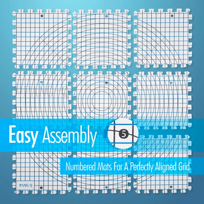 Blocking Mats for Knitting Crochet with Pins Knit Blockers Sewing Tools Interlocking Foam Tiles foam knitting mats