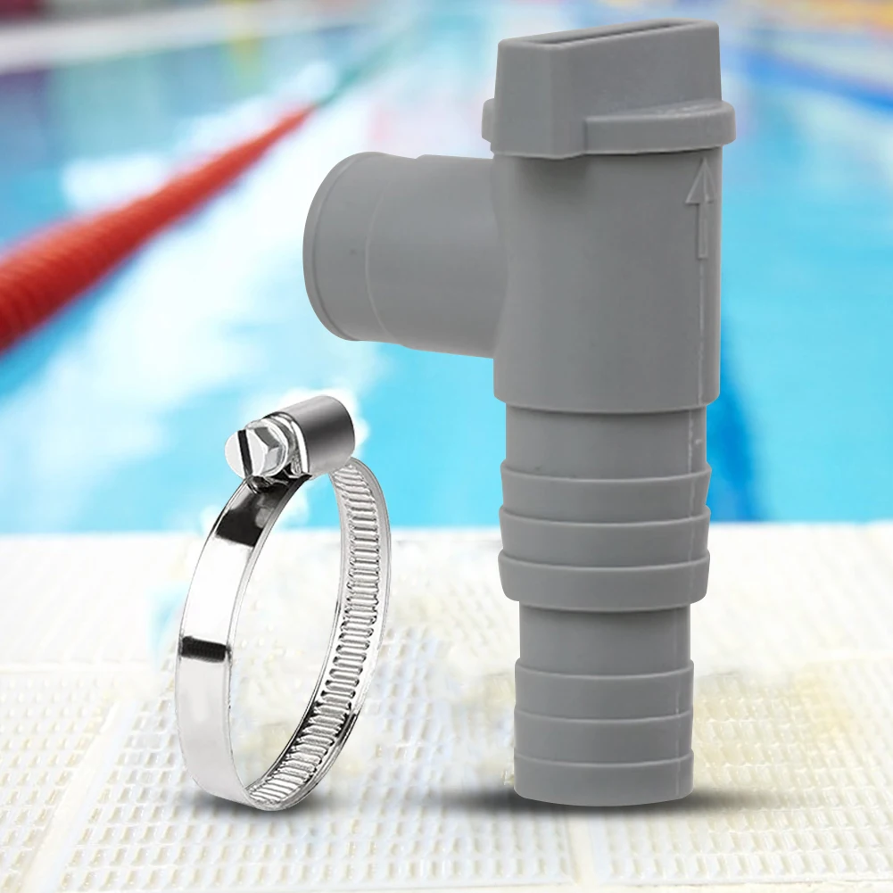 PVC Pool Filter Pump Adapter 32mm Pool On/Off Plunger Valve Sealed Replacement Outdoor Equipment Parts