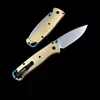 BM BUGOUT 535-3 Brass Handle Outdoor Folding Knife Mark S90V Blade EDC Hunting Camping Tactical Survival Manual Knives 4