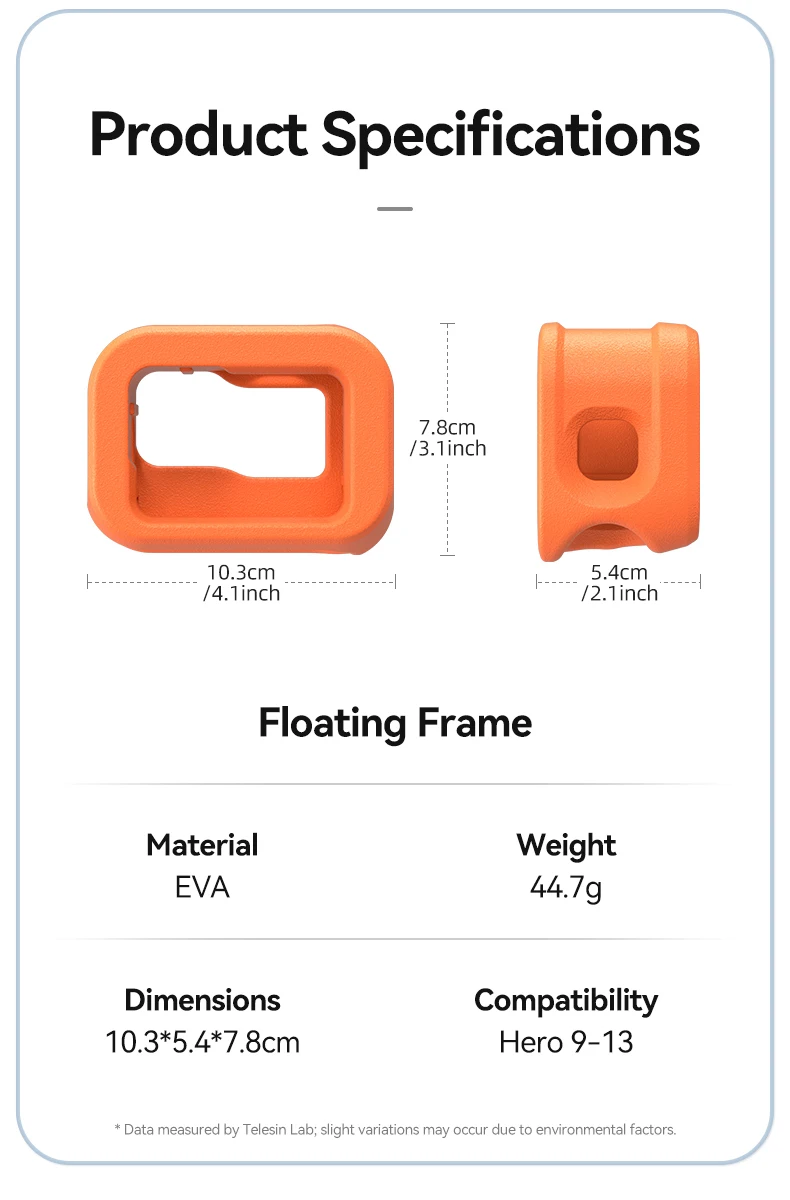 Floating Case Waterproof protective Case Buoyancy Underwater Diving Shell For H