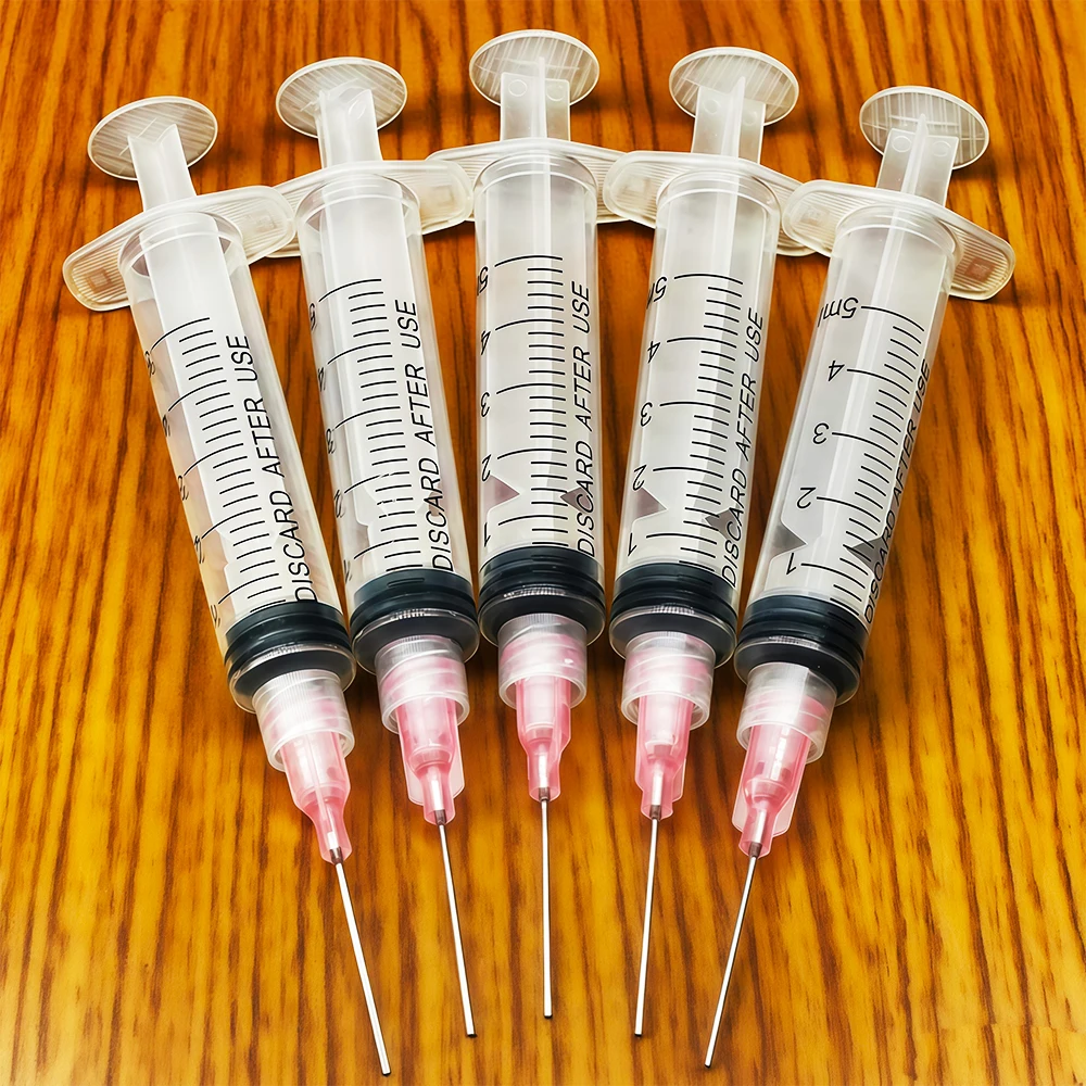 10 Pack 5Ml/Cc Premium Ink Filling Syringe with Blunt Needle Tip for Fountain Pen