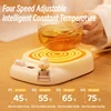 40W Coffee Cup Heater Mug Warmer 4 Temperature Settings Electric Hot Plate Warmer Coaster for Tea Milk Water Heating Pad 220V 2